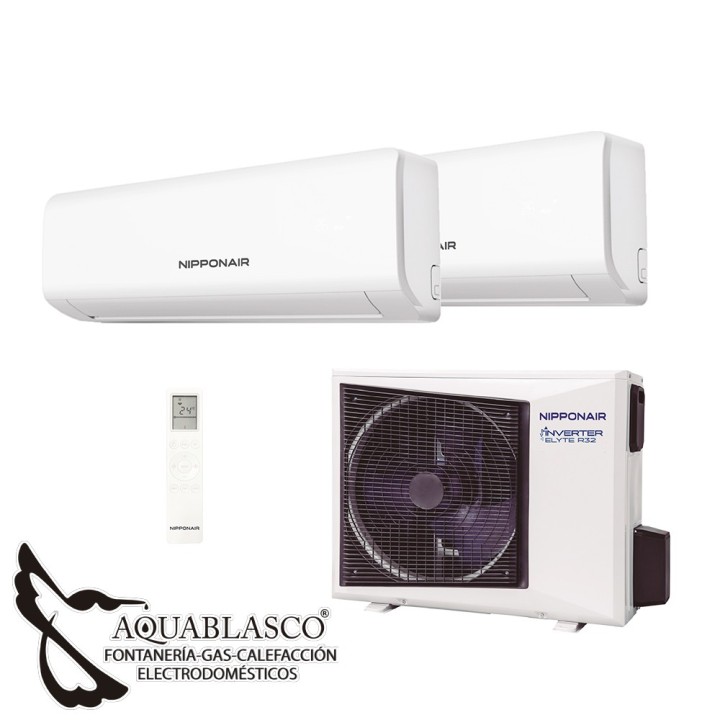 Split Nipponair 2x1 4100 F / 4700 K Inverter A++