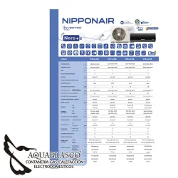 Split Nippon Air 3400 F / 3420 Nero Inverter A++