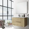 Mueble Baño Suspendido Mind 80 Cm