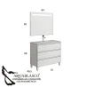 Mueble Baño Cube 60 Cm