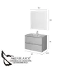 Mueble Baño Mara 80 Cm