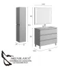 Mueble Baño Soul 60 Cm