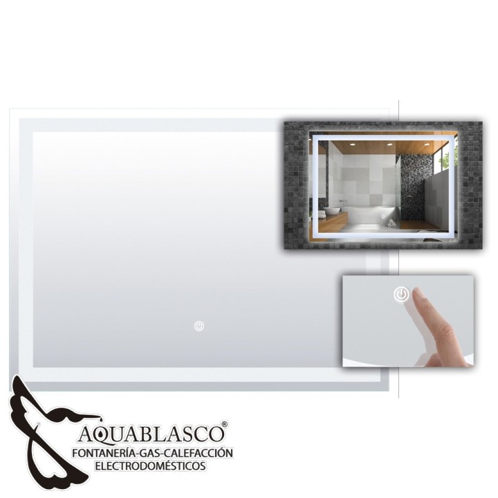 Espejo Rectangular con sensor Holly 80 Cm