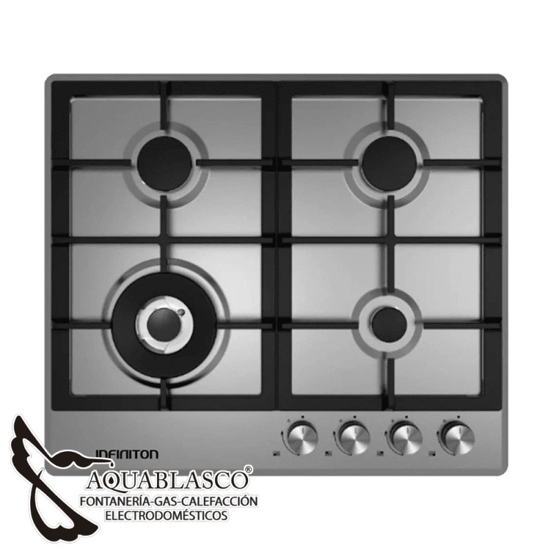 Cocina 4 Fuegos inox. Infiniton