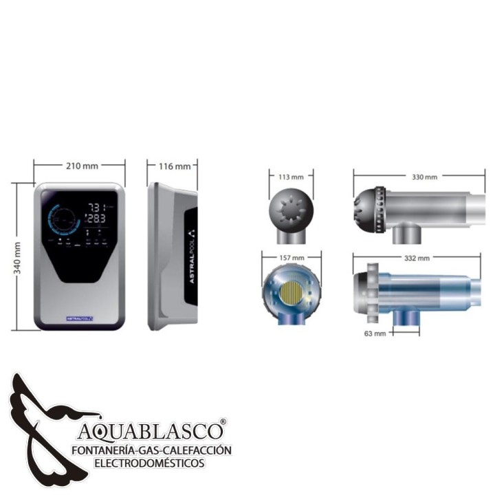 Clorador Salino + Regulador Ph Expert 30 Zodiac
