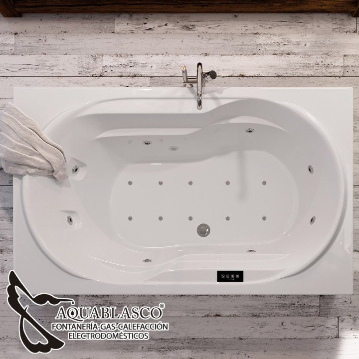 Bañera Alcudia 180 x 110 Cm Acrílico Blanco Hidronatur