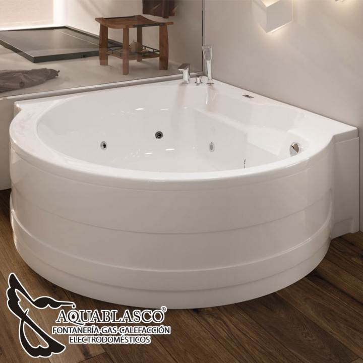 Bañera Gandia 160 x 160 Cm Acrílico Blanco Hidronatur