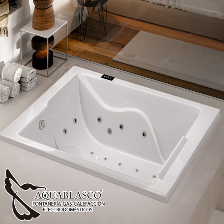 Bañera Sagunto 180 x 120 Acrílico Blanco Hidronatur