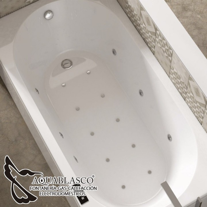 Bañera Hidromasaje Biar 190 x 110 Cm acrilico Hidronatur