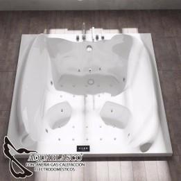 Bañera Hidromasaje Enova 160 x 180 Cm acrilico Hidronatur