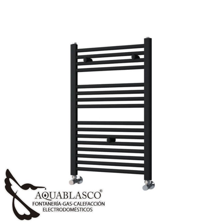 Radiador Secatoallas Agua negro 80 x 50 Cm