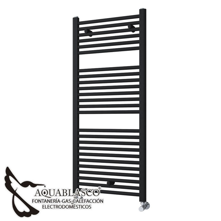 Radiador Secatoallas Agua negro 120 x 50 Cm