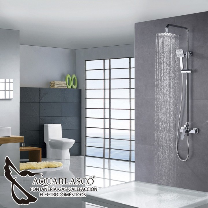 Conjunto ducha Infinite cromo