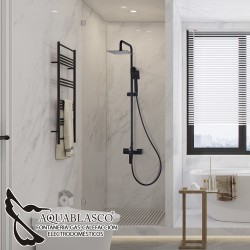 Conjunto ducha Infinite cristal negra