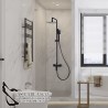 Conjunto ducha Infinite cristal negra