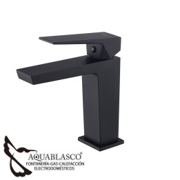 Monomando lavabo negro cristal Infinite