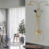 Conjunto ducha oro cepillado Glory
