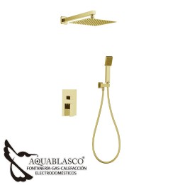 Conjunto ducha empotrado oro Dream.
