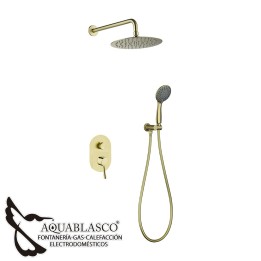 Conjunto ducha empotrado oro Soul