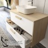 Mueble Baño Nordic 80 cm suspendido.