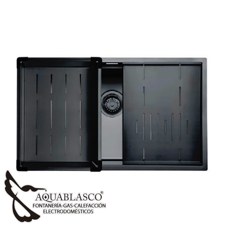 Fregadero 700 x 440 Mm 1Cubeta Antracita