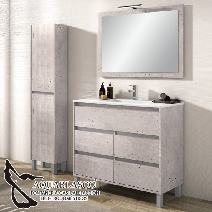 Mueble Baño Italia 100 Cm