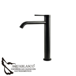 Monomando Lavabo Alto Turin negro Clausybath