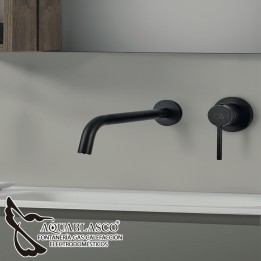 Monomando Lavabo empotrado Turin negro Clausybath