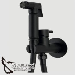 Monomando Bide 2 aguas Turin negro Clausybath