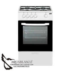 Cocina 4 Fuegos blanco Beko
