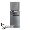 Cocina 3 Fuegos inox Beko