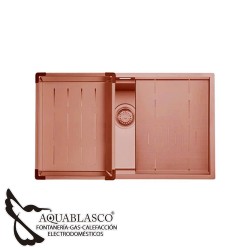 Fregadero 700 x 440 Mm 1Cubeta Rose Mate