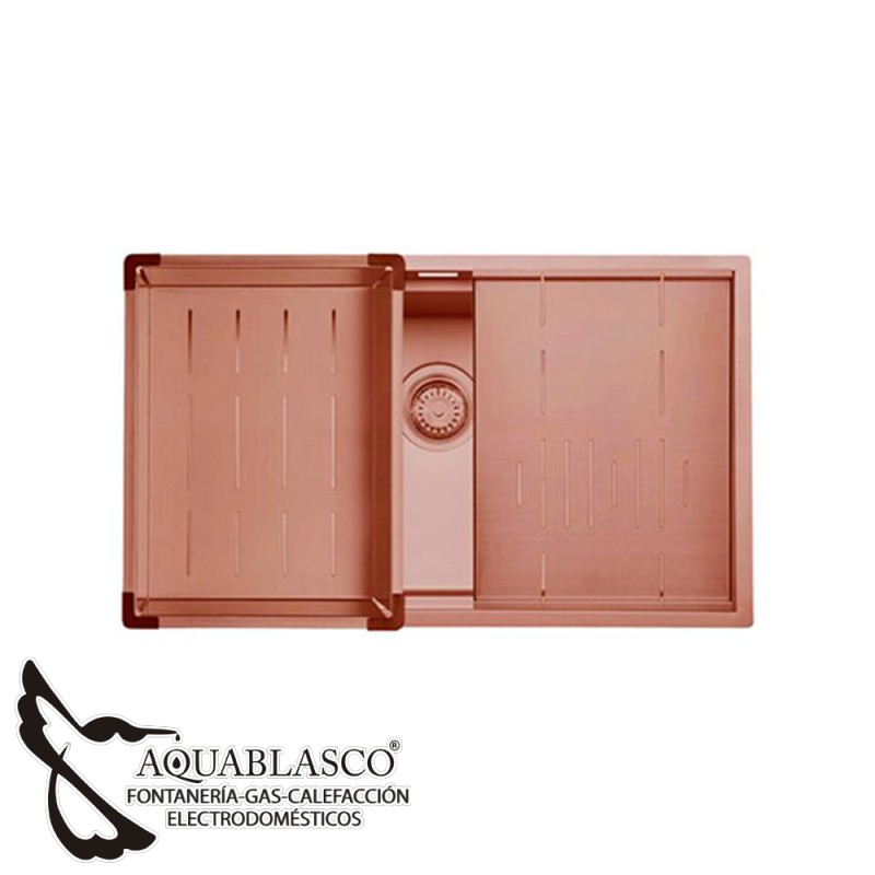 Fregadero 700 x 440 Mm 1Cubeta Rose Mate