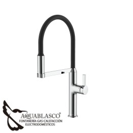 Grifo freg. caño flexible cromo Optima.