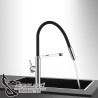 Grifo freg. caño flexible cromo Optima.