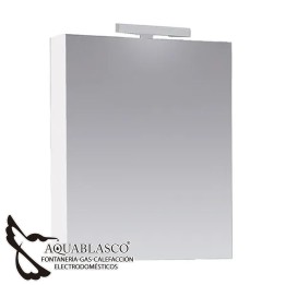 Espejo Camerino 60 Cm Navia gris.