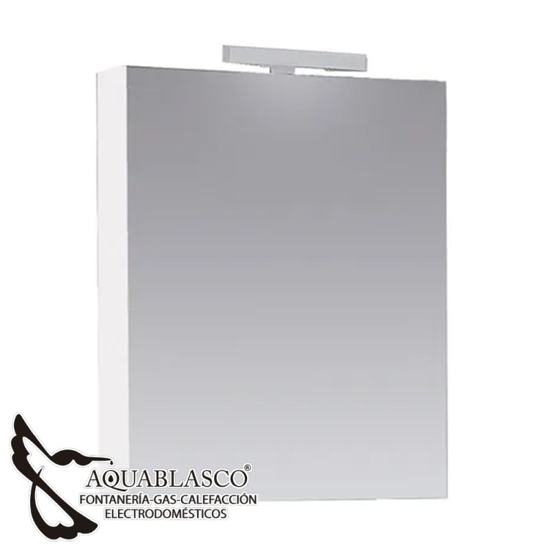 Espejo Camerino 60 Cm Navia gris.