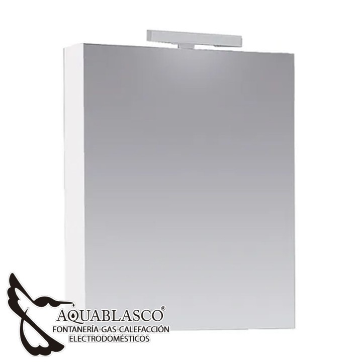 Espejo Camerino 60 Cm Navia gris.