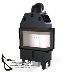 Insert de leña Intra SM 10 Kw esquina