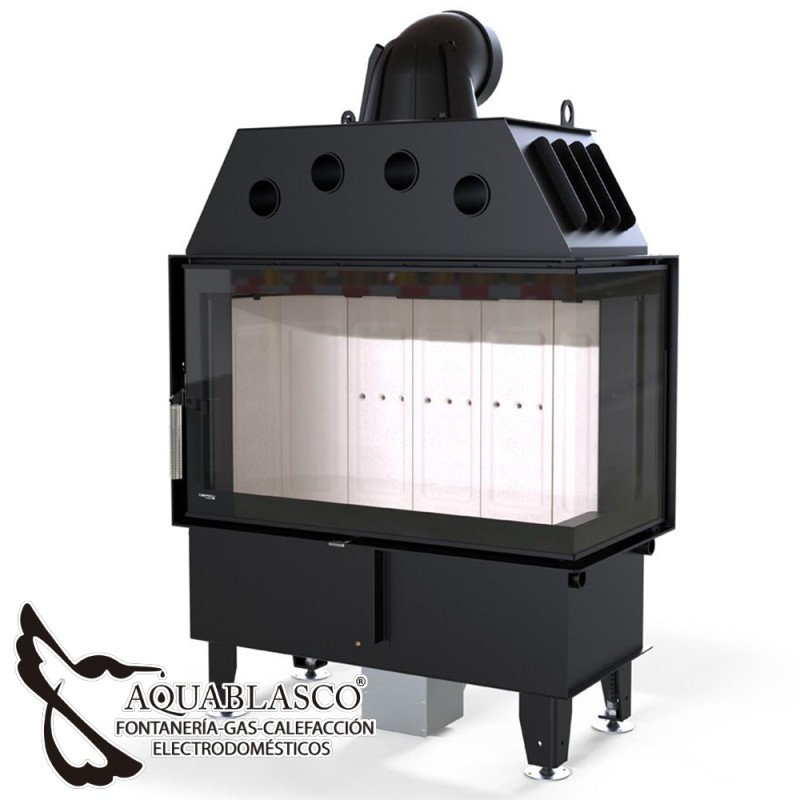 Insert de leña Intra SM 13 Kw esquina