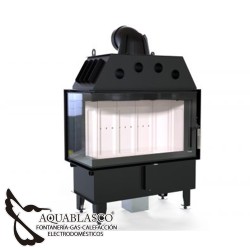 Insert de leña Intra SM 13 Kw esquina