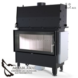 Termoestufa de leña Riva L 22 Kw