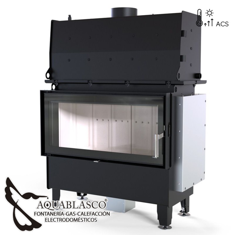 Termoestufa de leña Riva LA 22 Kw