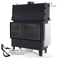 Termoestufa de leña Riva LA 22 Kw