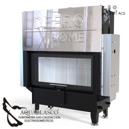 Termoestufa de leña Riva LA G 22 Kw