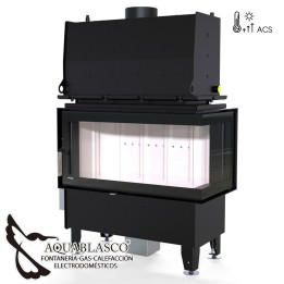 Termoestufa de leña Riva M 19 Kw