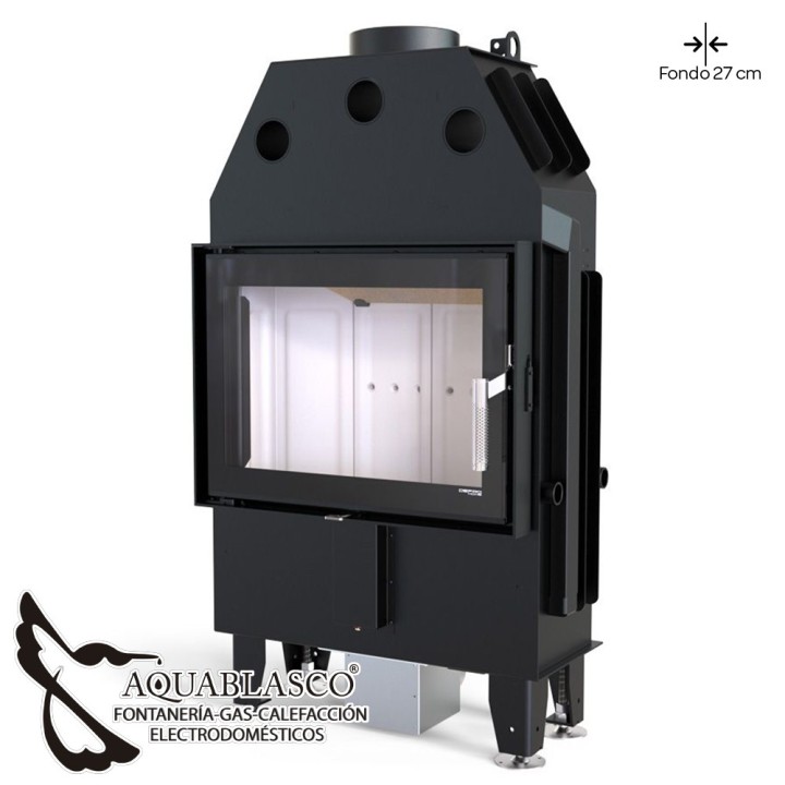 Insert de leña Intra SM 8 Kw Slim