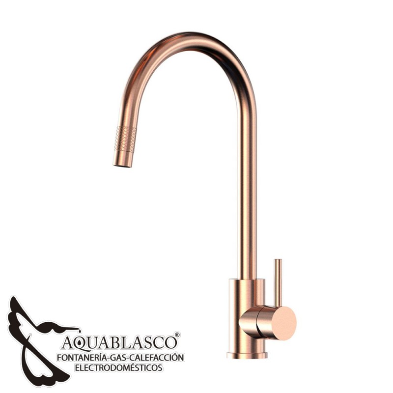 Monomando Freg. extraible Xpressfit Rose Mate