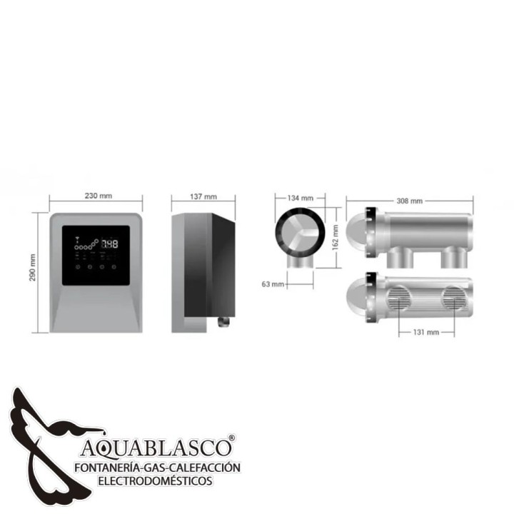 Clorador salino Tecno connect 12 Idegis