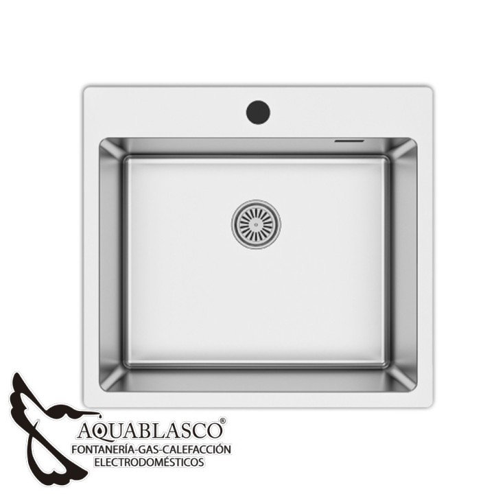 Fregadero sobreencimera 1 C  50 x 55 inox  Java